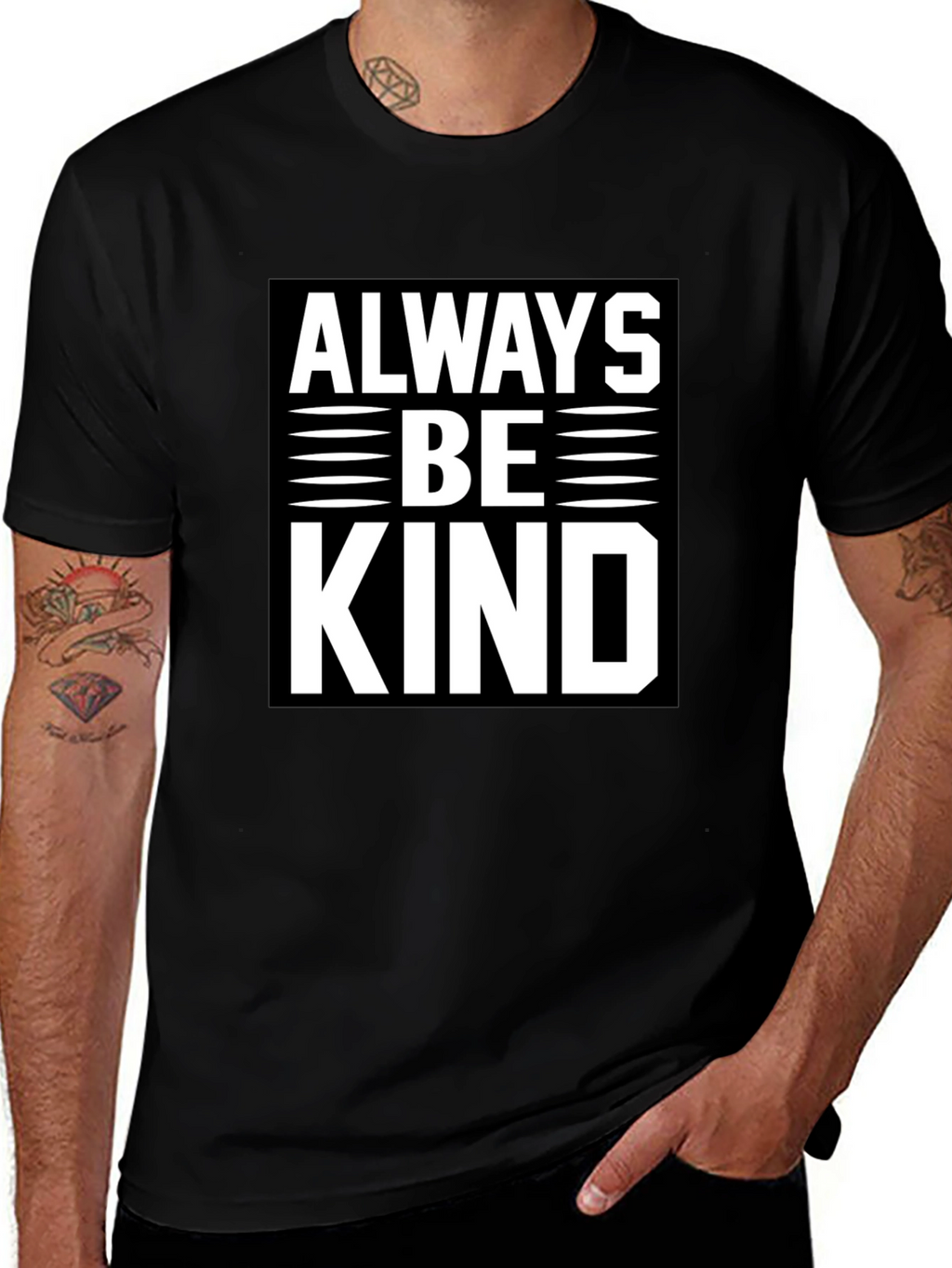 Always Be Kind Graphic Tee - Soft Cotton Blend