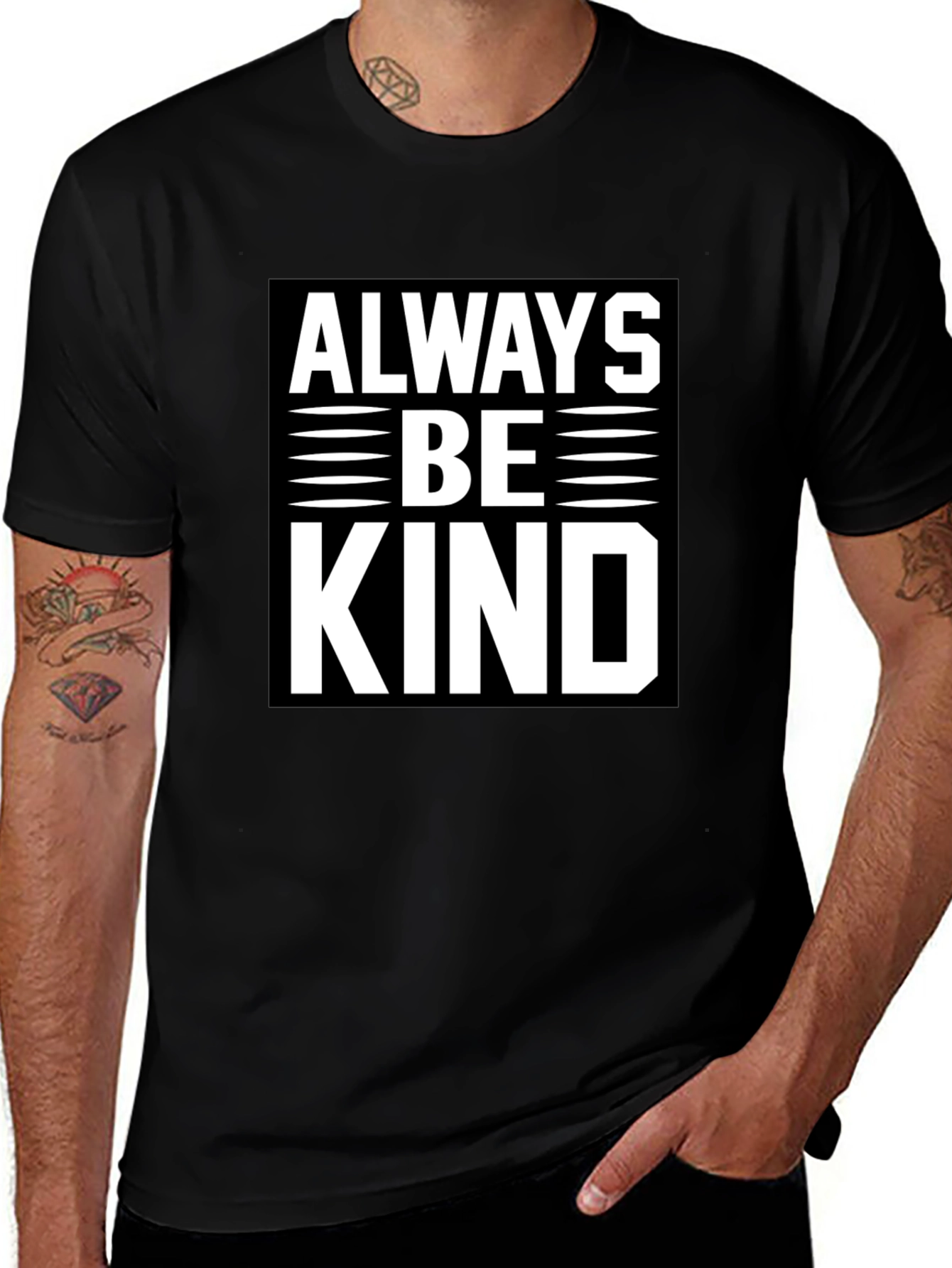 Always Be Kind Graphic Tee - Soft Cotton Blend