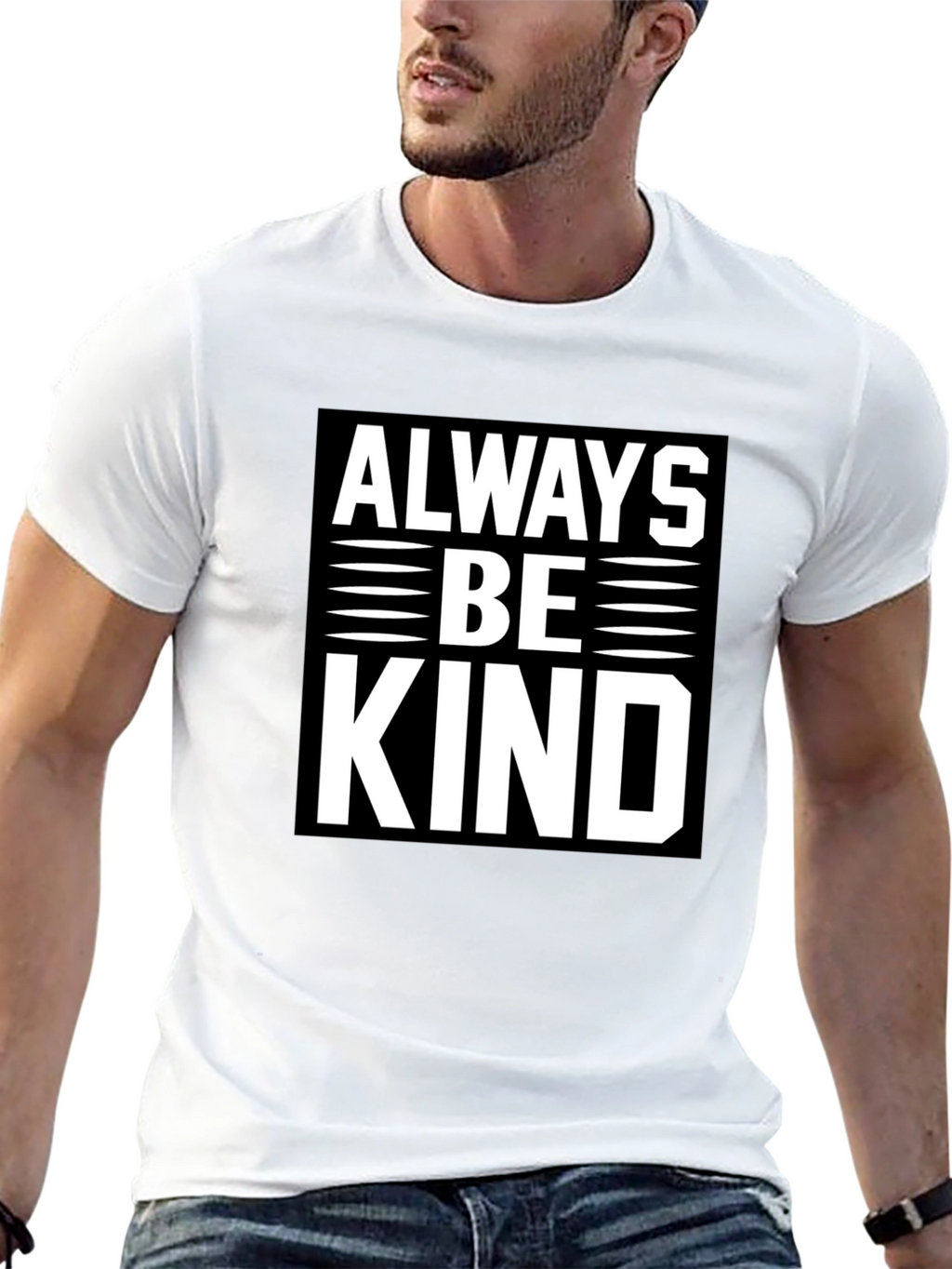 Always Be Kind Graphic Tee - Soft Cotton Blend