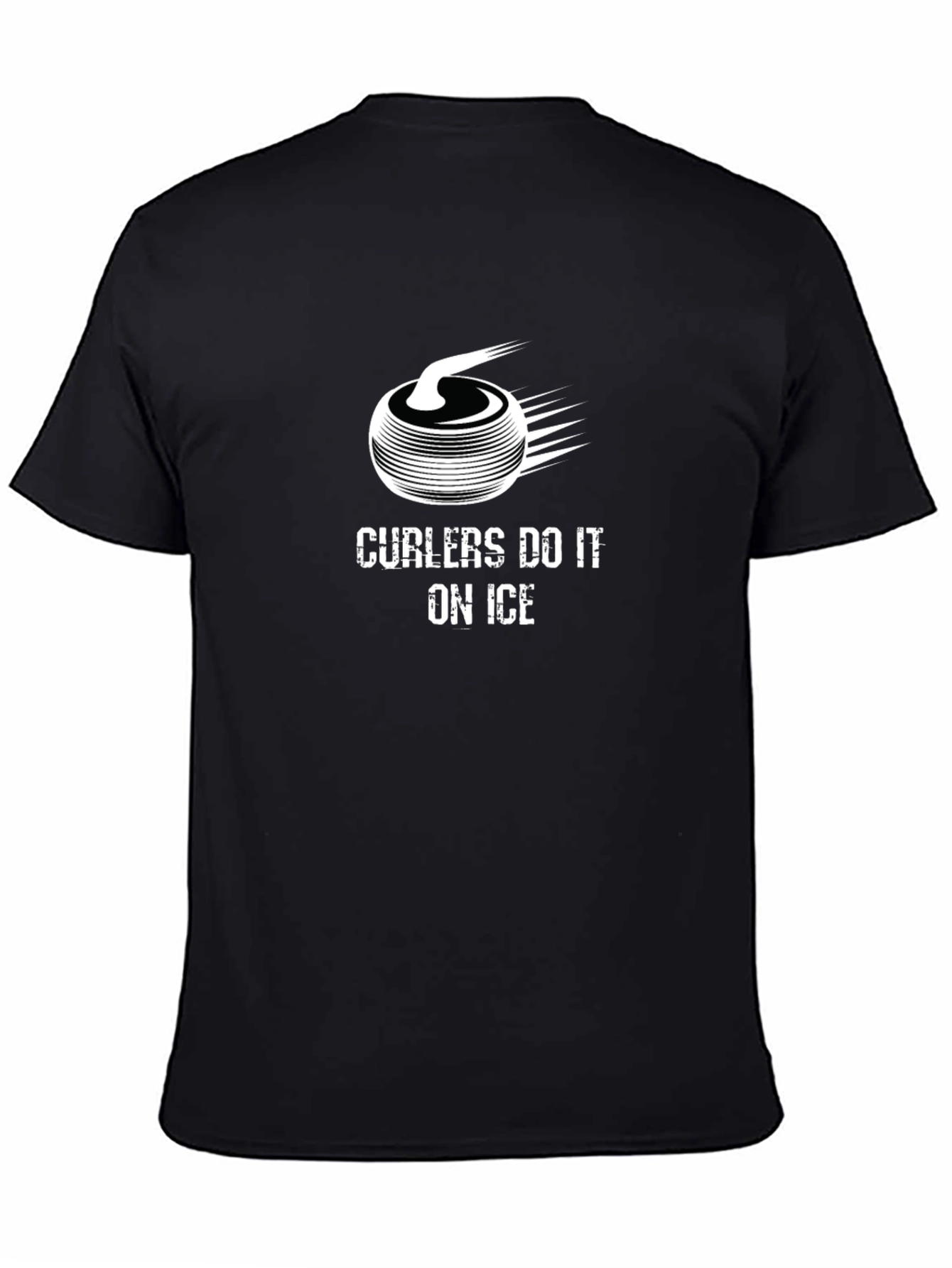 Curling T-Shirt - Curlers Do It On Ice Graphic Tee