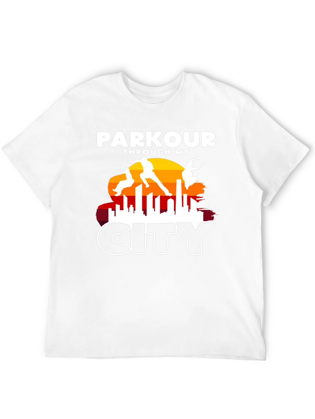 Parkour Through My City Graphic Tee