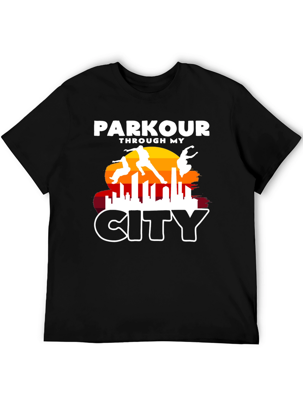 Parkour Through My City Graphic Tee