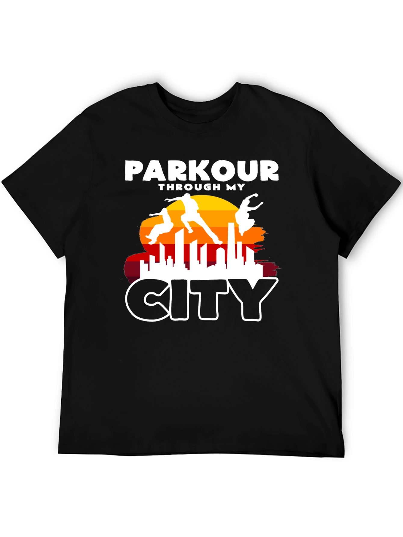 Parkour Through My City Graphic Tee