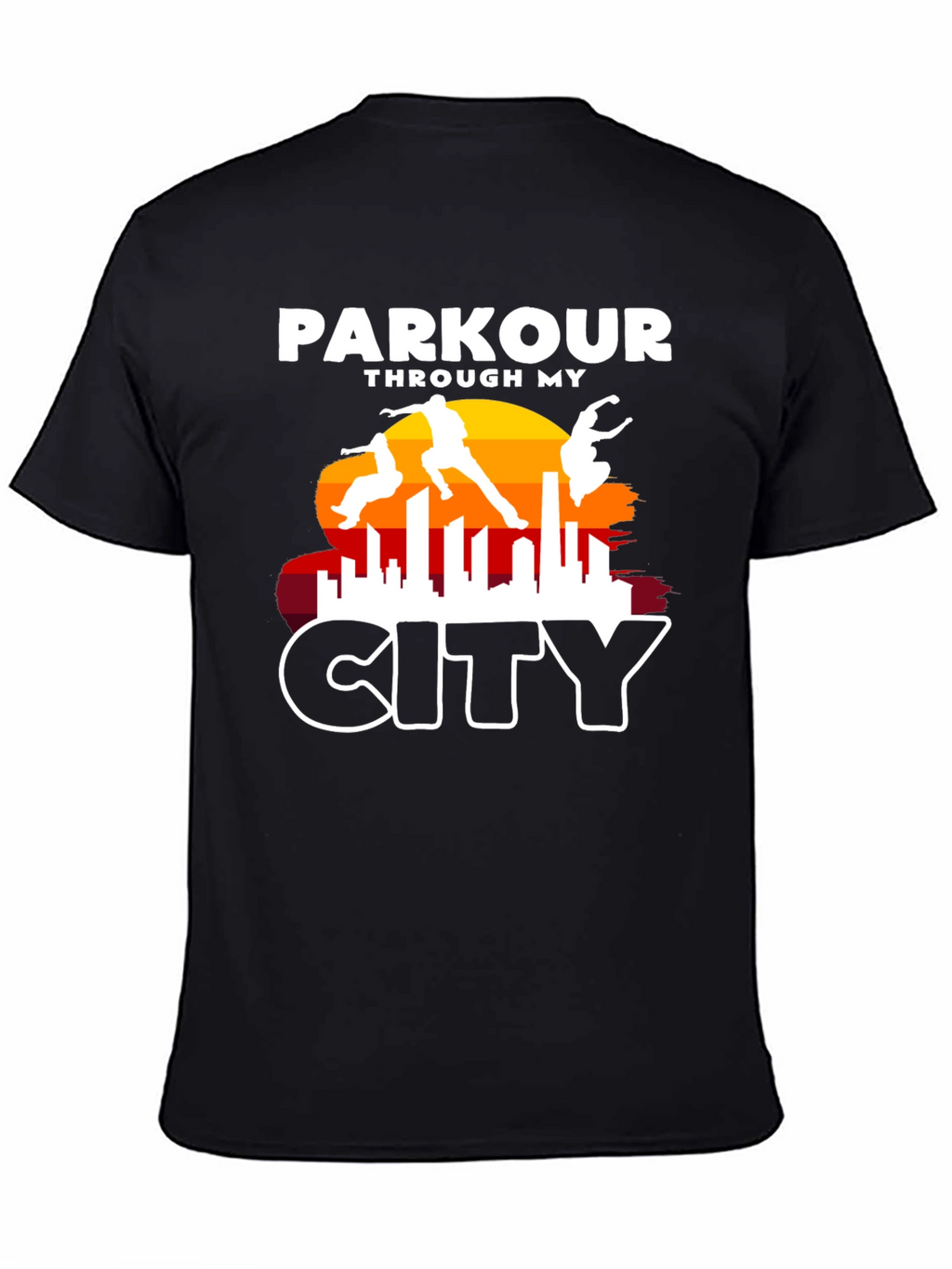 Parkour Through My City Graphic Tee