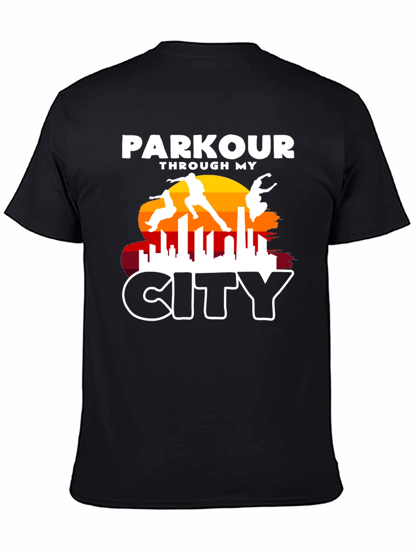Parkour Through My City Graphic Tee