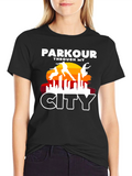 Parkour Through My City Graphic Tee