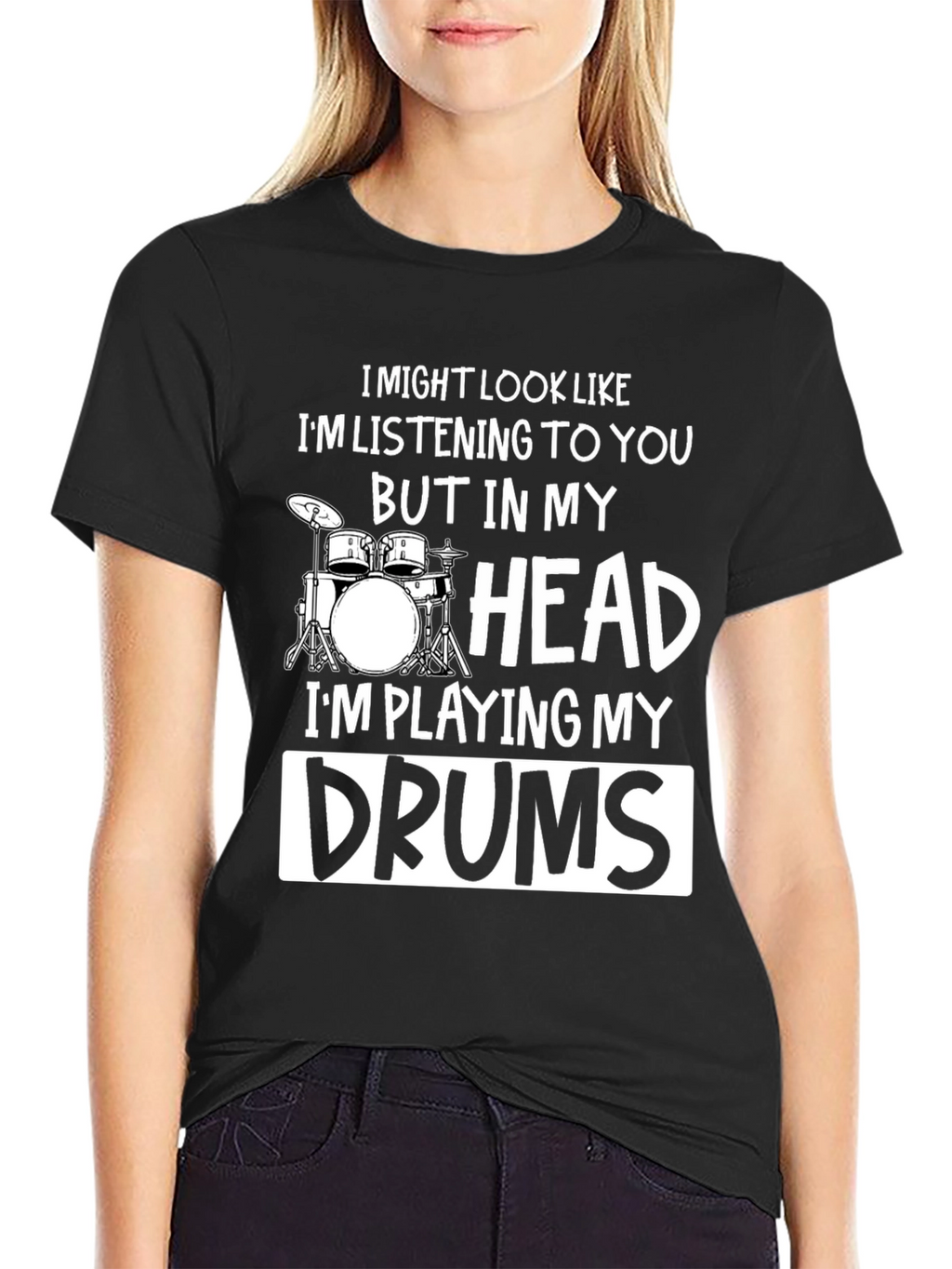 Drummer T-Shirt - Im Playing My Drums