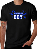 Birthday Boy Graphic Tee - Celebration Shirt