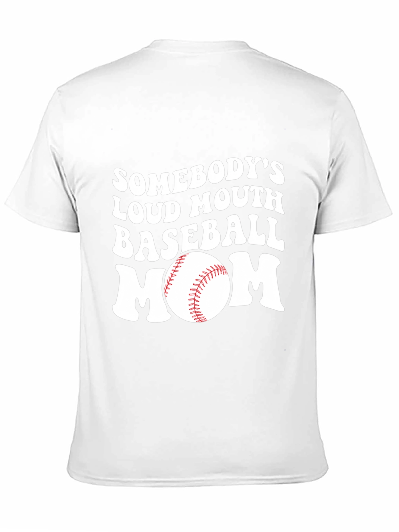 Loud Mouth Baseball Mom Graphic T-Shirt