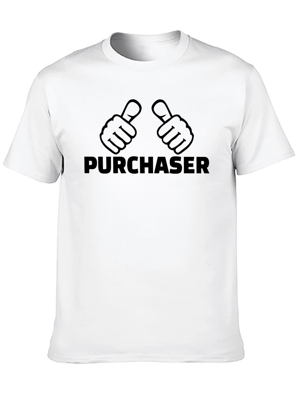 Purchaser Thumbs Up Graphic T-Shirt - Black