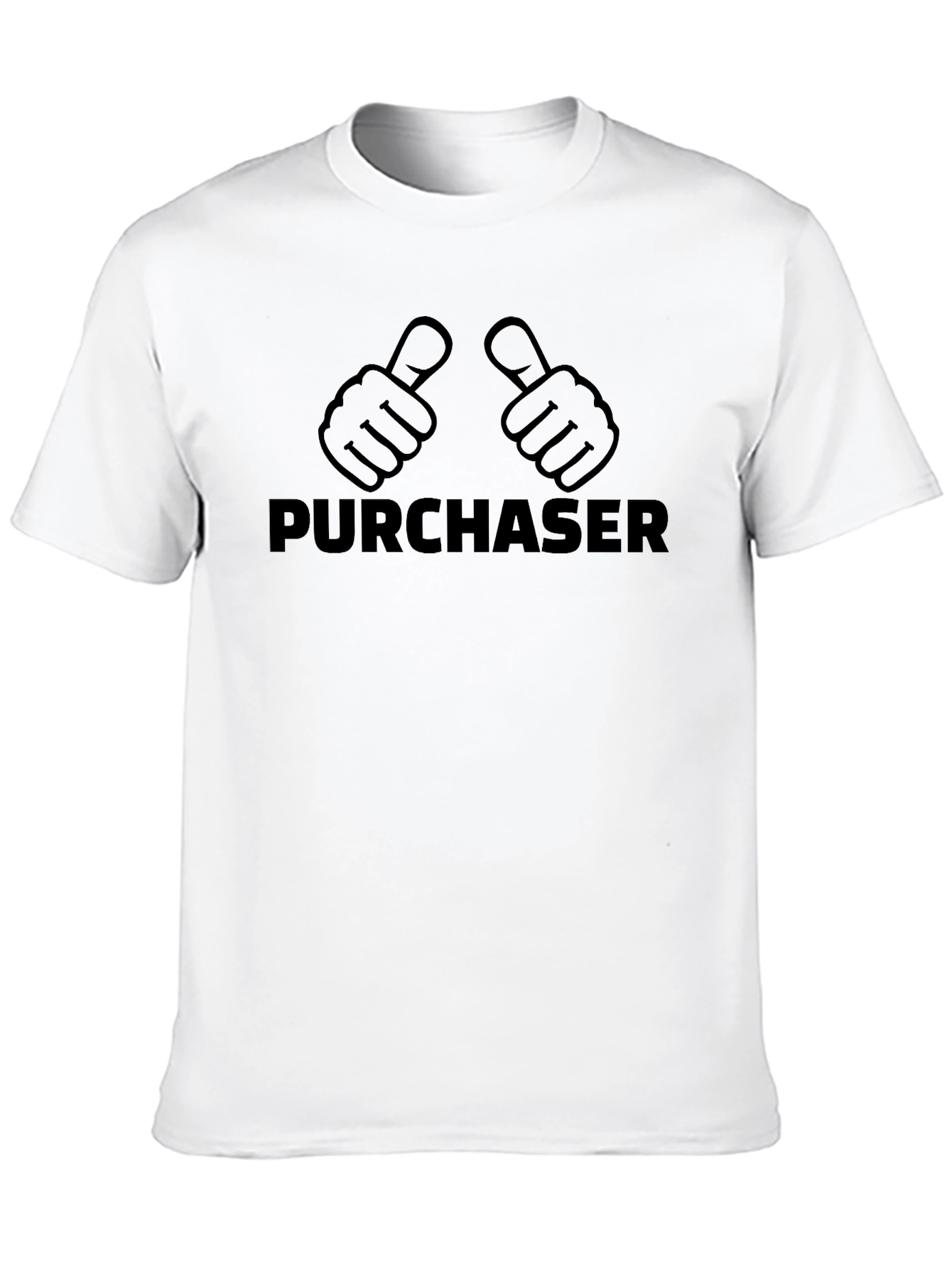 Purchaser Thumbs Up Graphic T-Shirt - Black