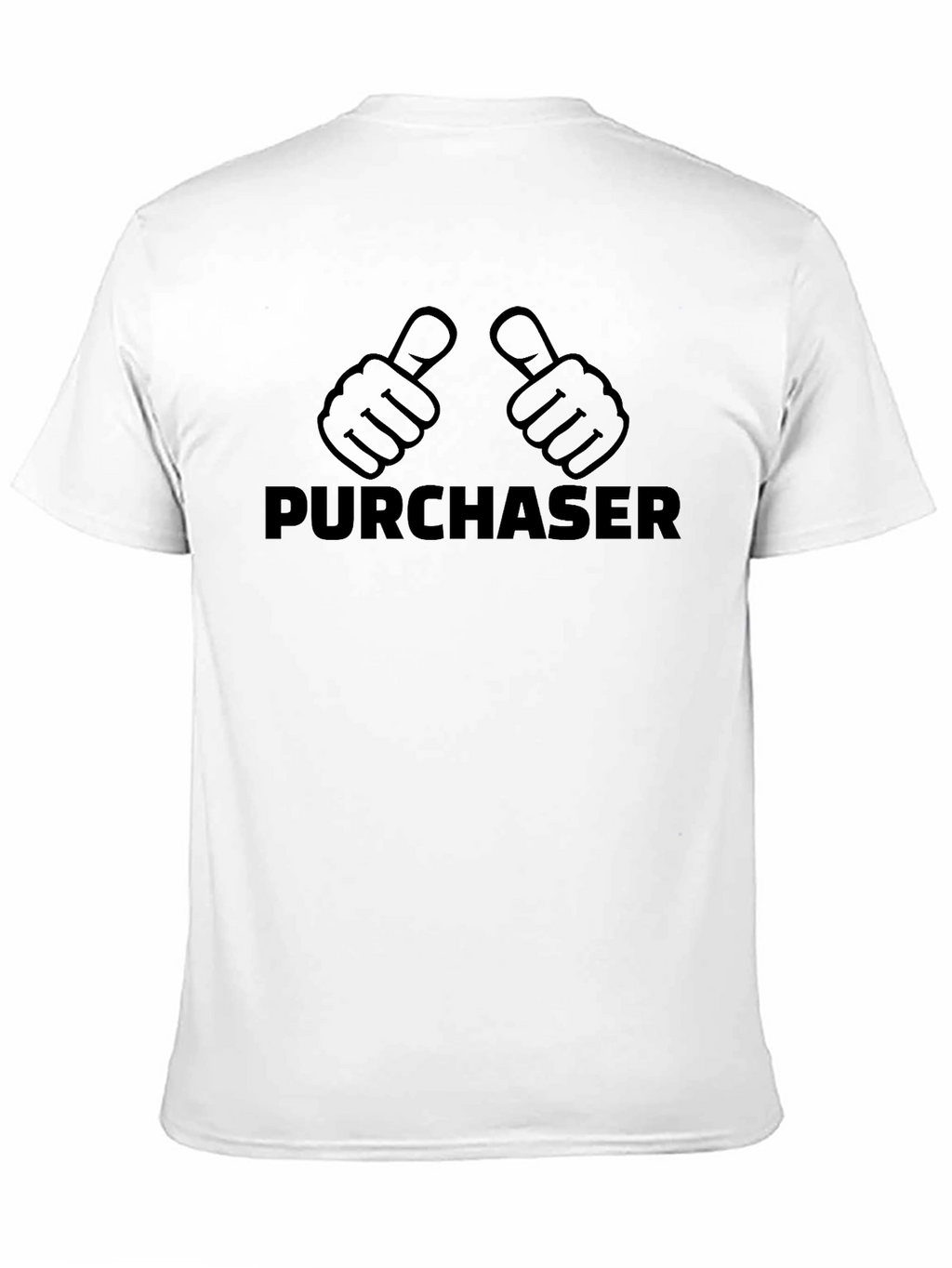 Purchaser Thumbs Up Graphic T-Shirt - Black