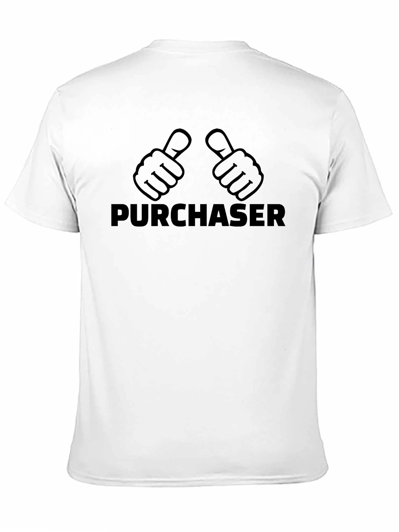 Purchaser Thumbs Up Graphic T-Shirt - Black