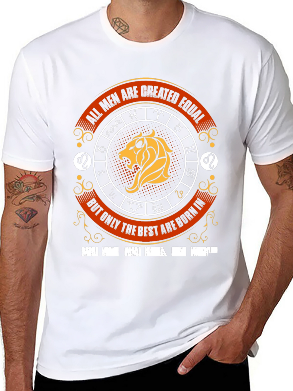 Mens Zodiac T-Shirt - Best are Born in...