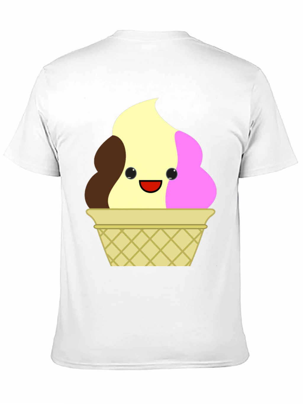 Cute Ice Cream Cone Graphic Tee