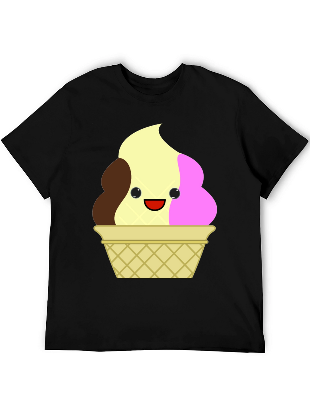 Cute Ice Cream Cone Graphic Tee