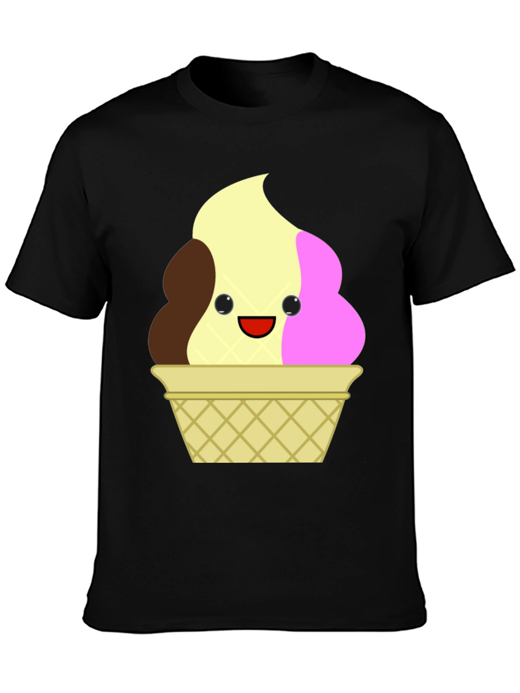 Cute Ice Cream Cone Graphic Tee