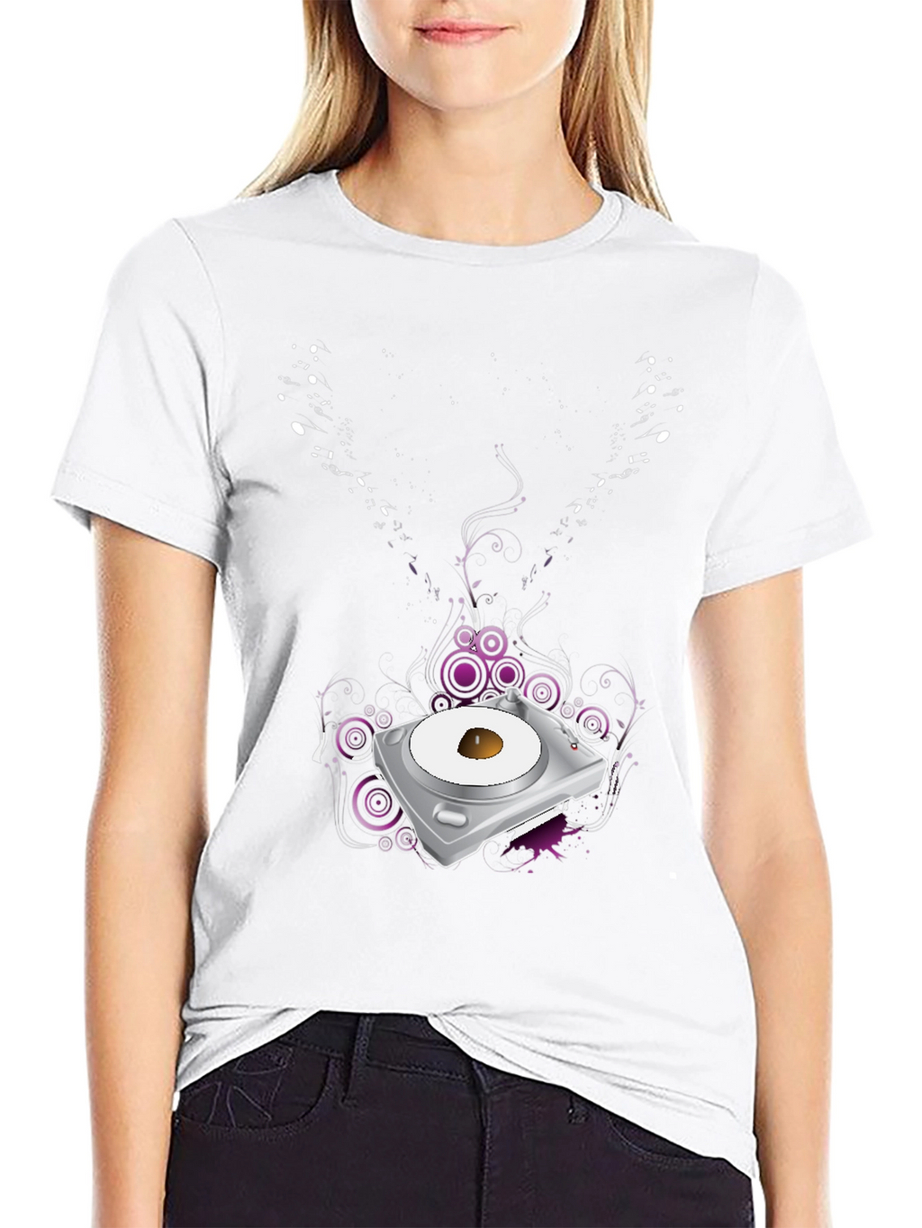 DJ Turntable Graphic Tee - Cool Music Lover T-Shirt