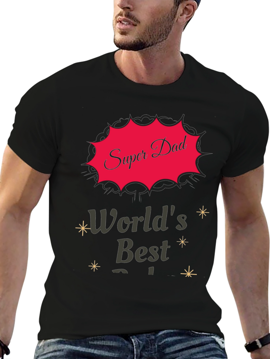Super Dad T-Shirt - Worlds Best Father Tee