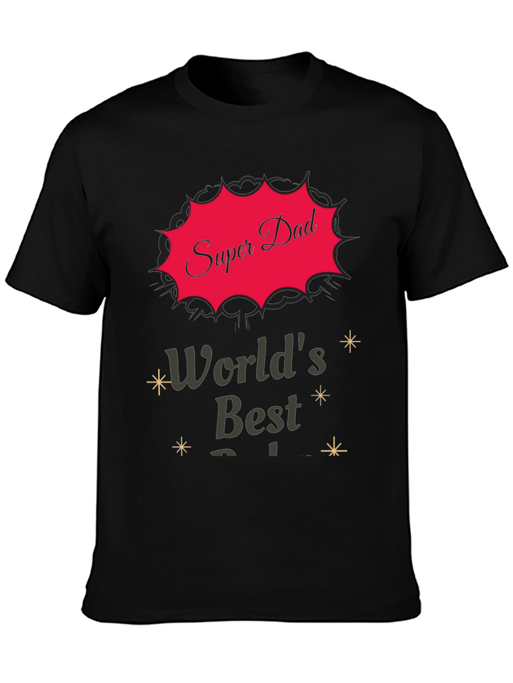 Super Dad T-Shirt - Worlds Best Father Tee