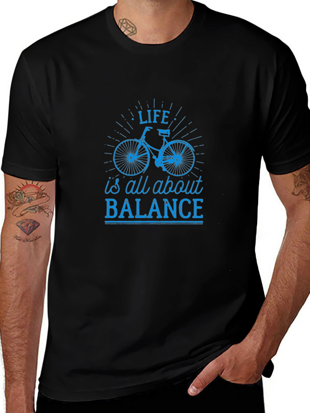 Life is All About Balance Bike T-Shirt