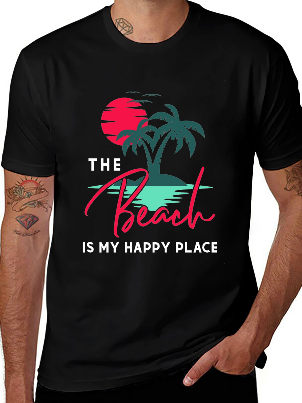 Beach Is My Happy Place Graphic Tee