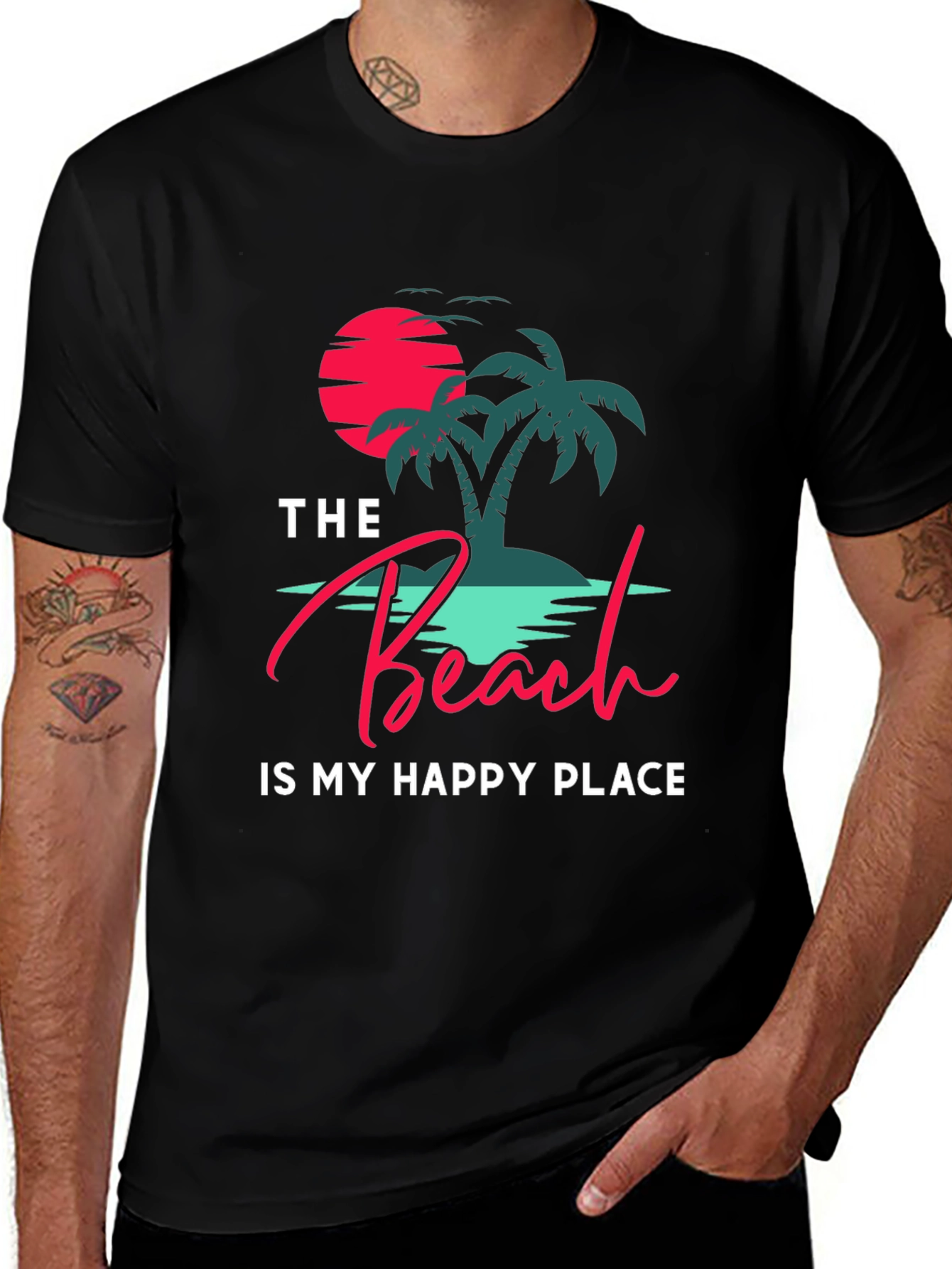 Beach Is My Happy Place Graphic Tee