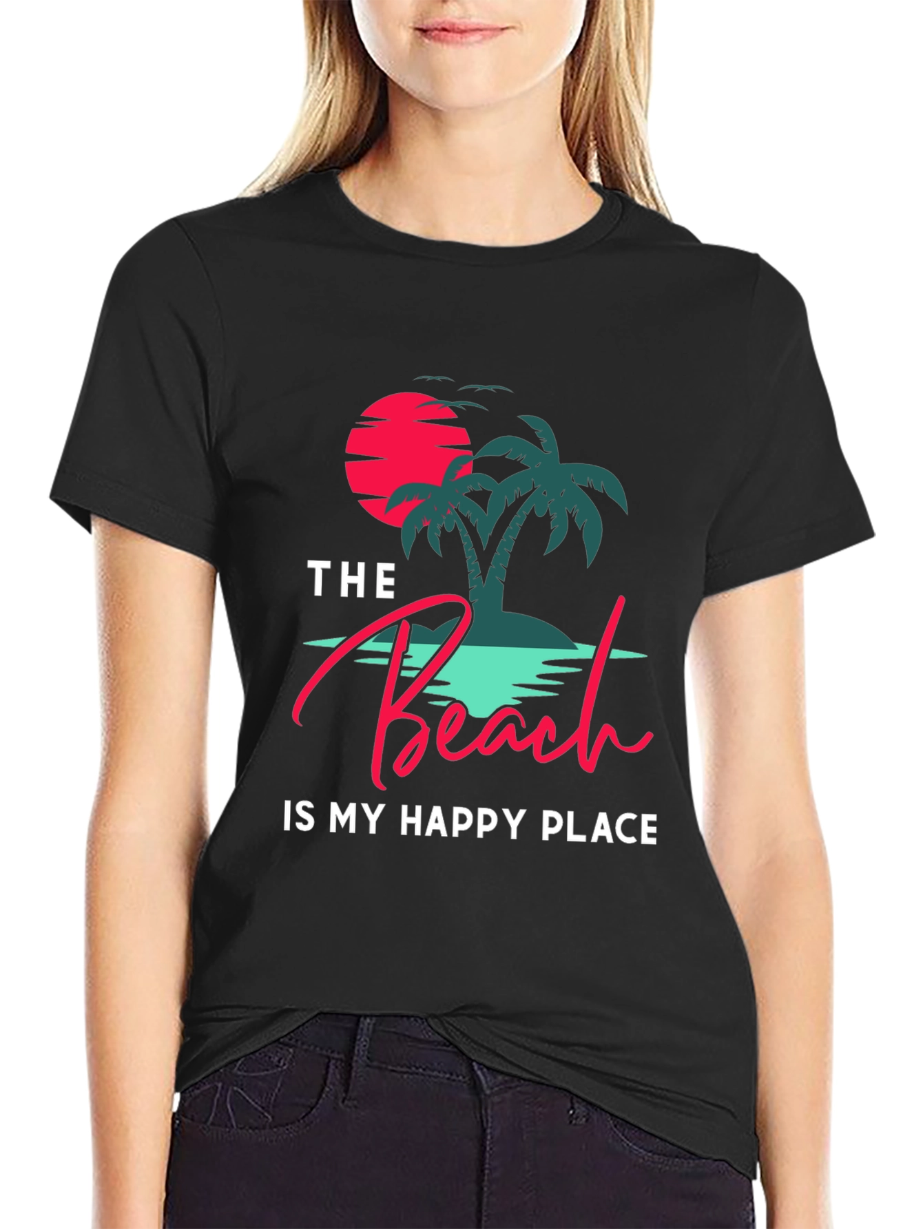 Beach Is My Happy Place Graphic Tee