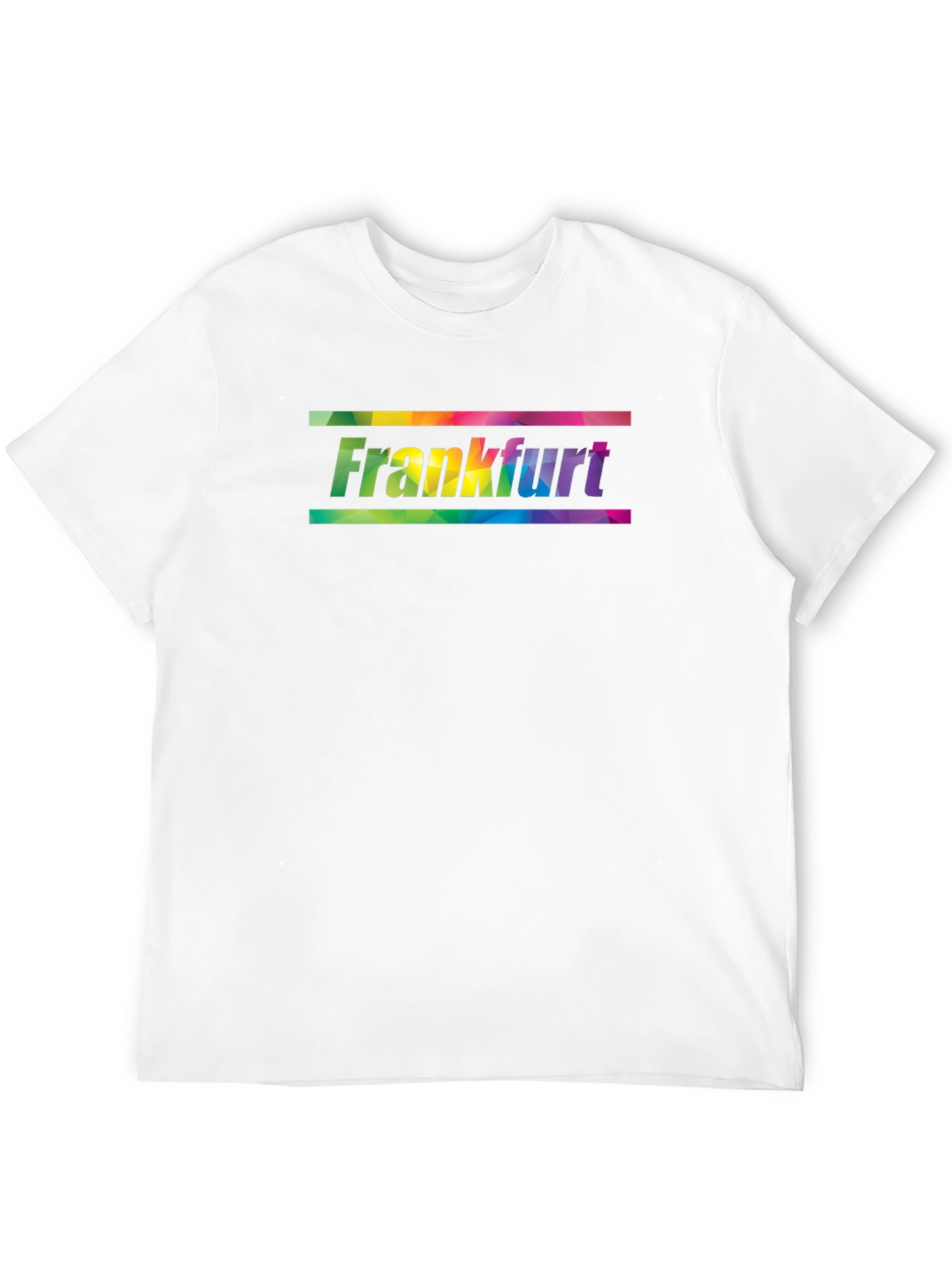 Frankfurt Rainbow Graphic Black T-Shirt