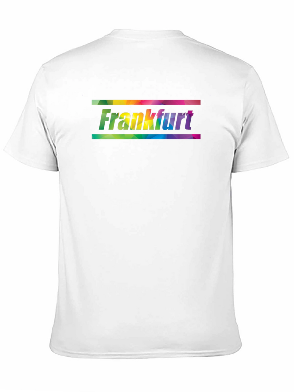 Frankfurt Rainbow Graphic Black T-Shirt