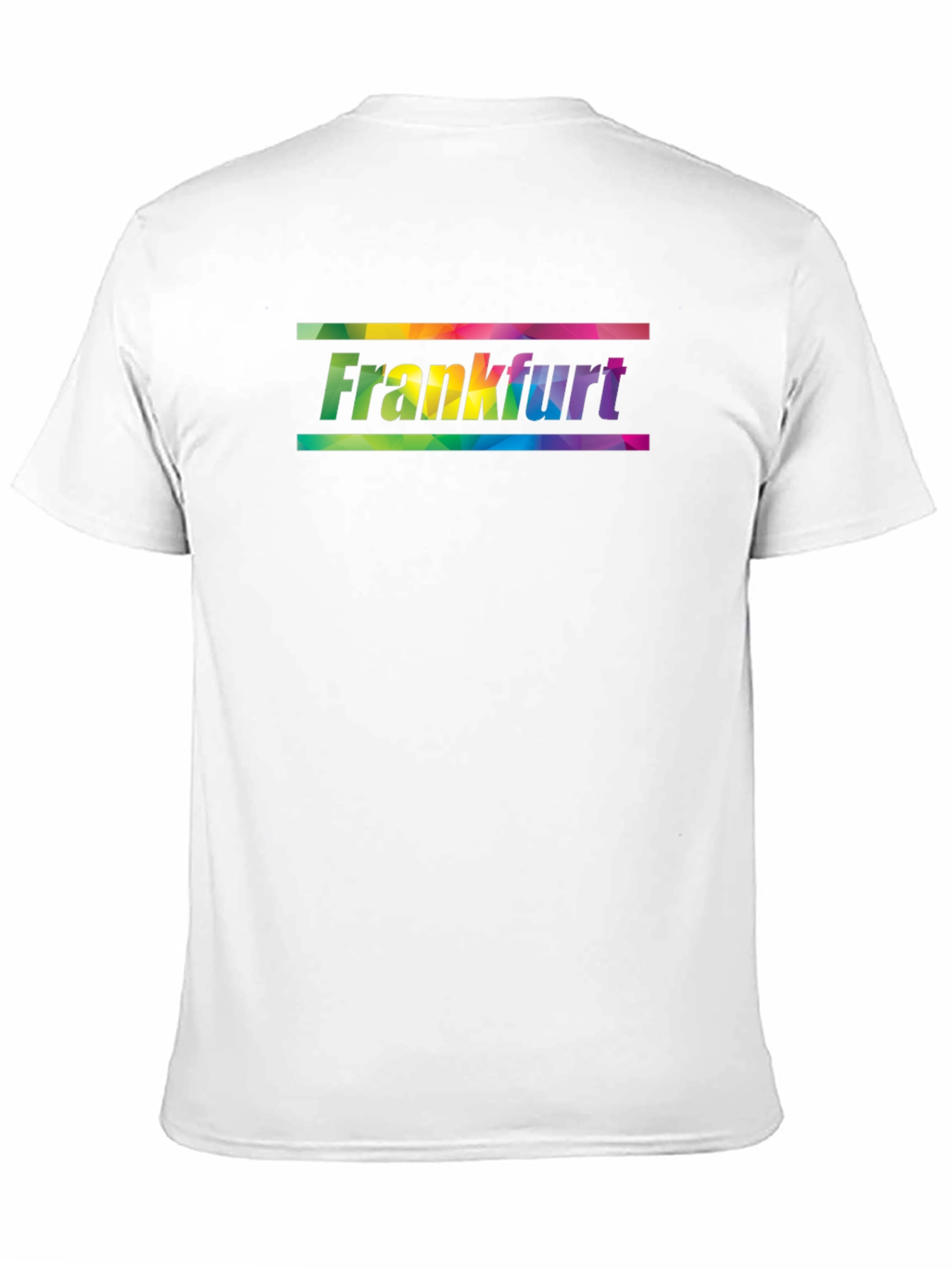 Frankfurt Rainbow Graphic Black T-Shirt