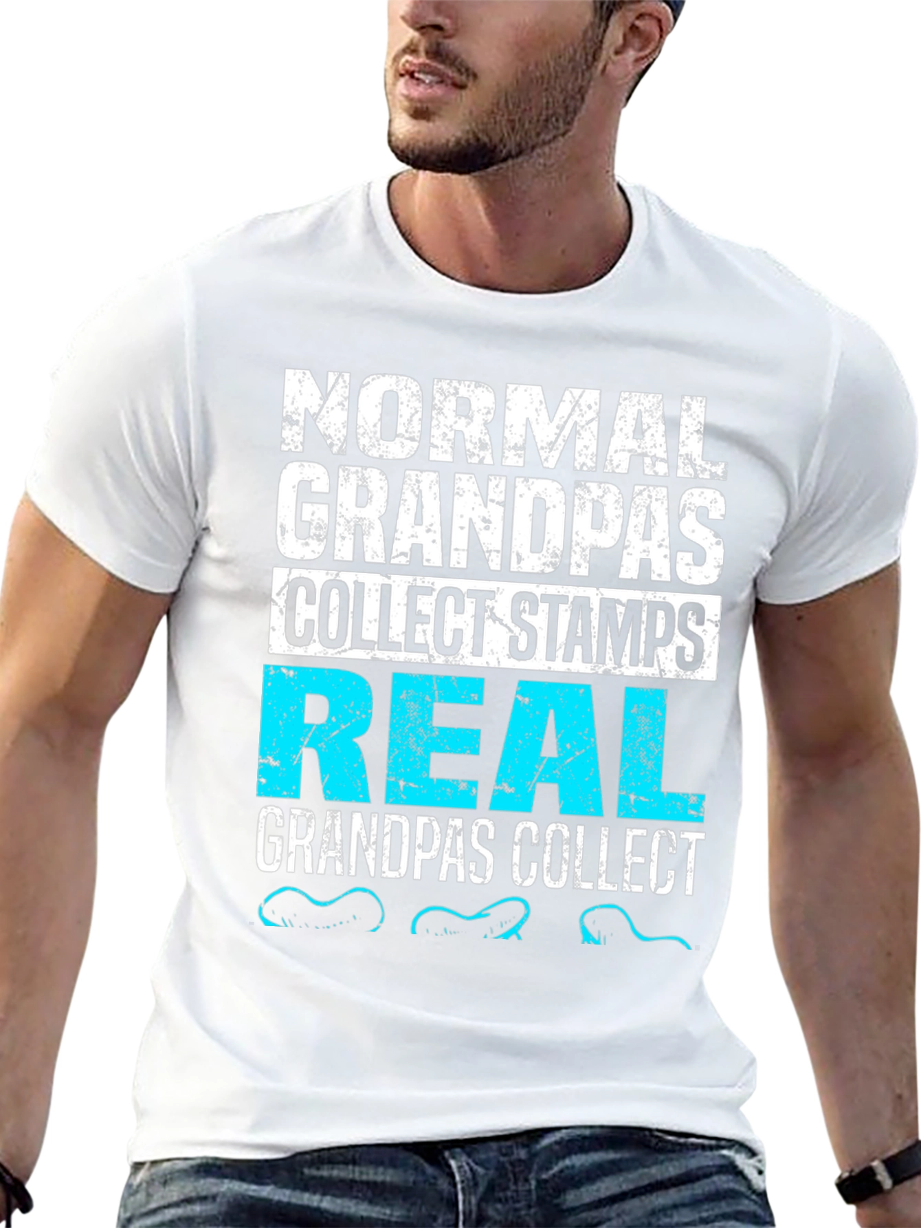 Normal Grandpas Collect Stamps T-Shirt