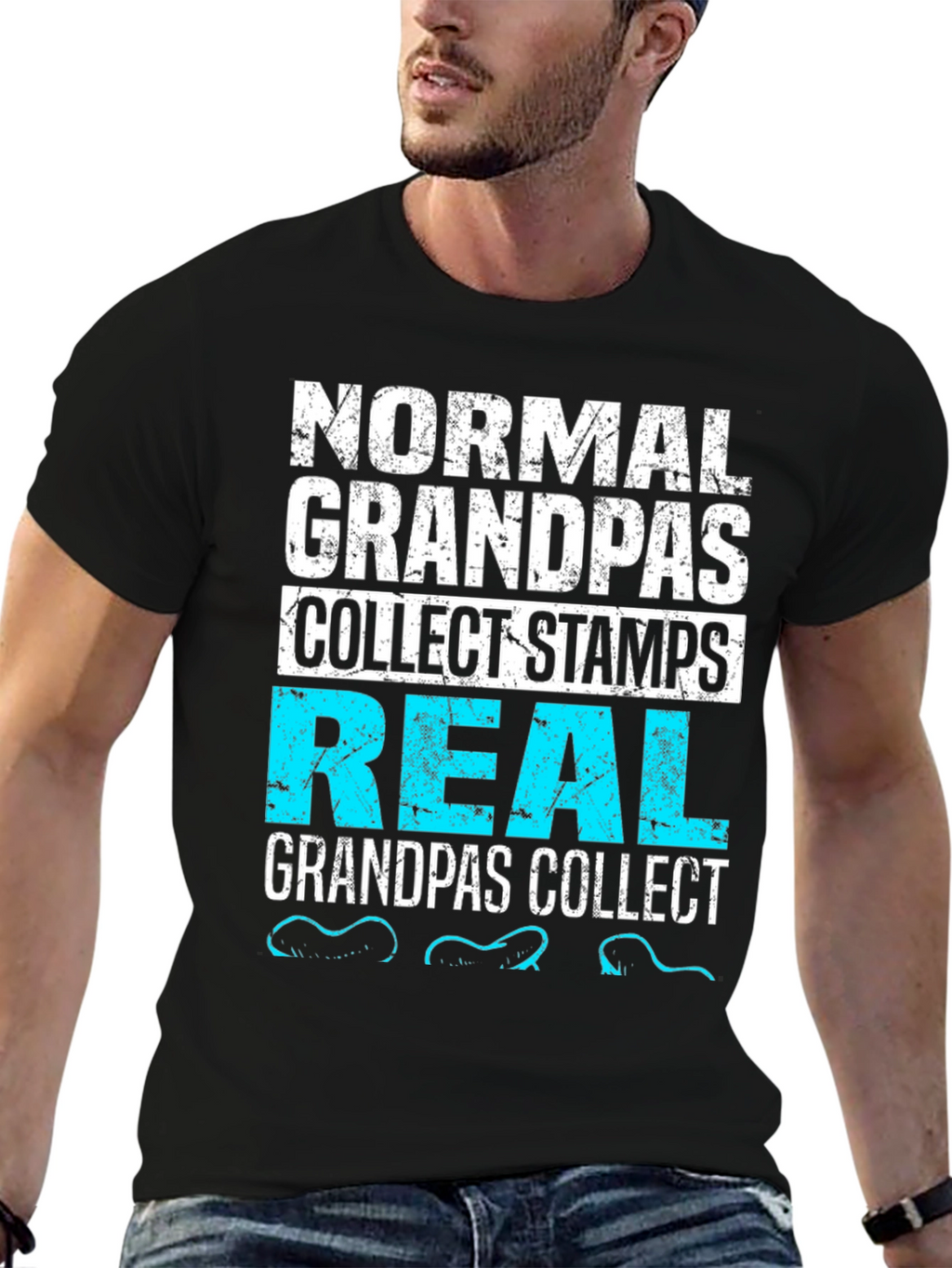 Normal Grandpas Collect Stamps T-Shirt