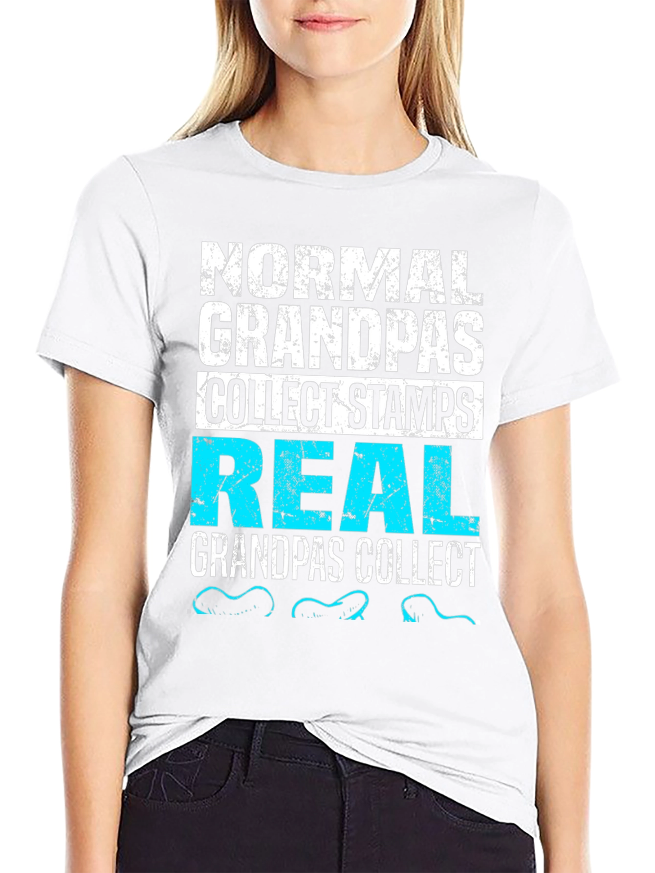 Normal Grandpas Collect Stamps T-Shirt