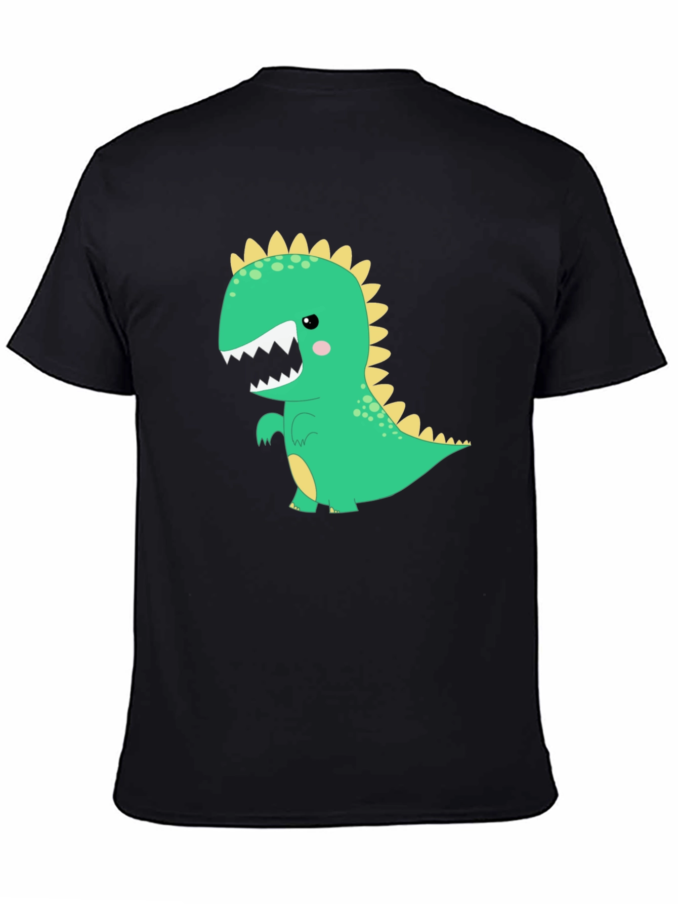 Dino Graphic T-Shirt - Black Casual Tee