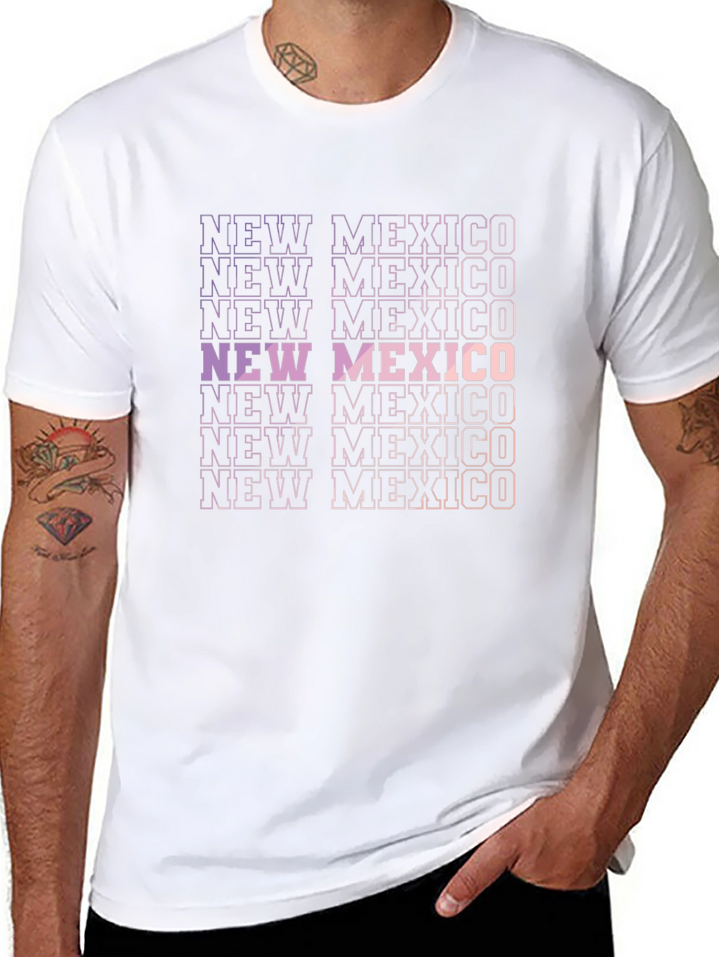 New Mexico Graphic Print T-Shirt
