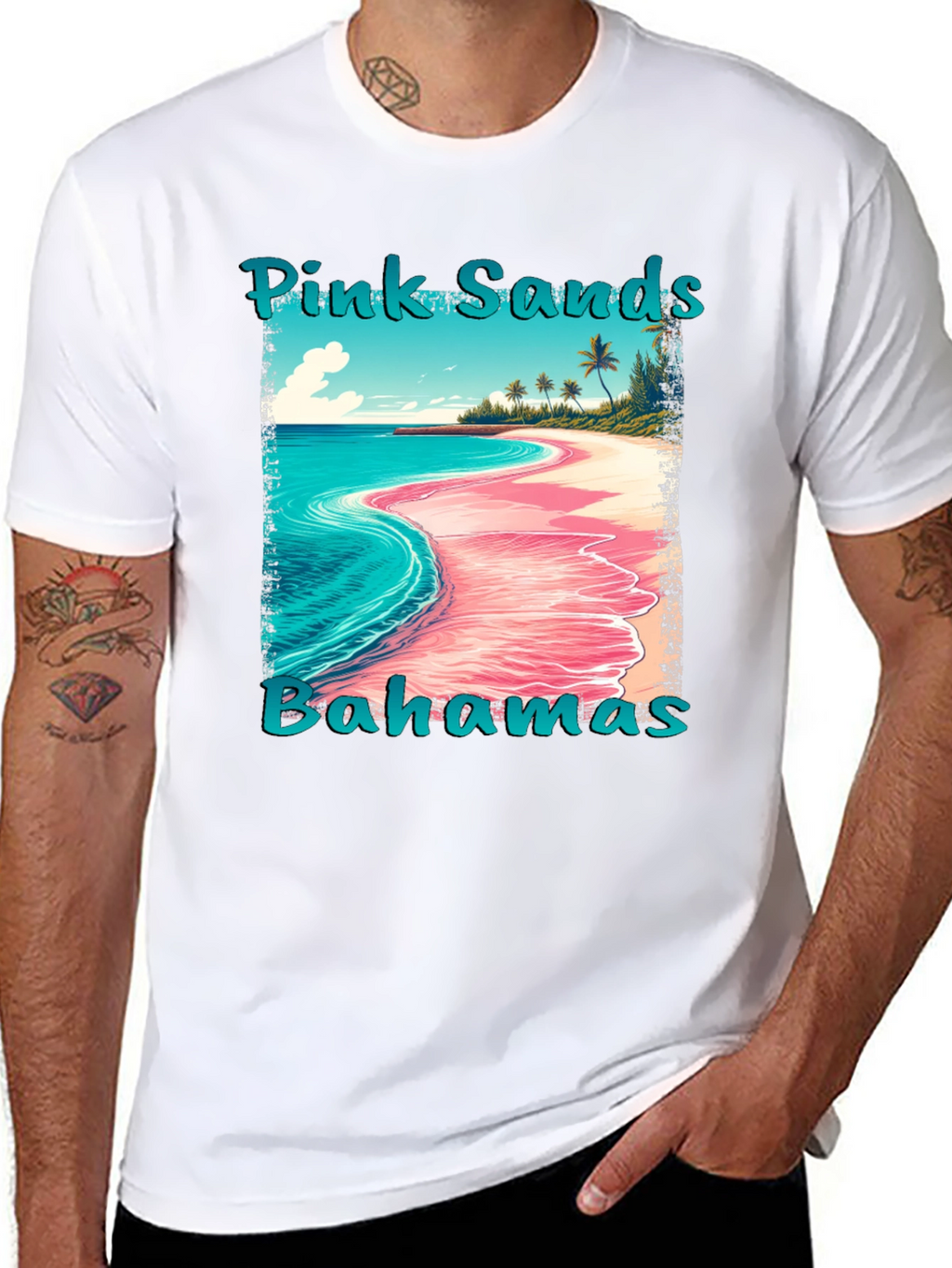 Pink Sands Bahamas Graphic Tee