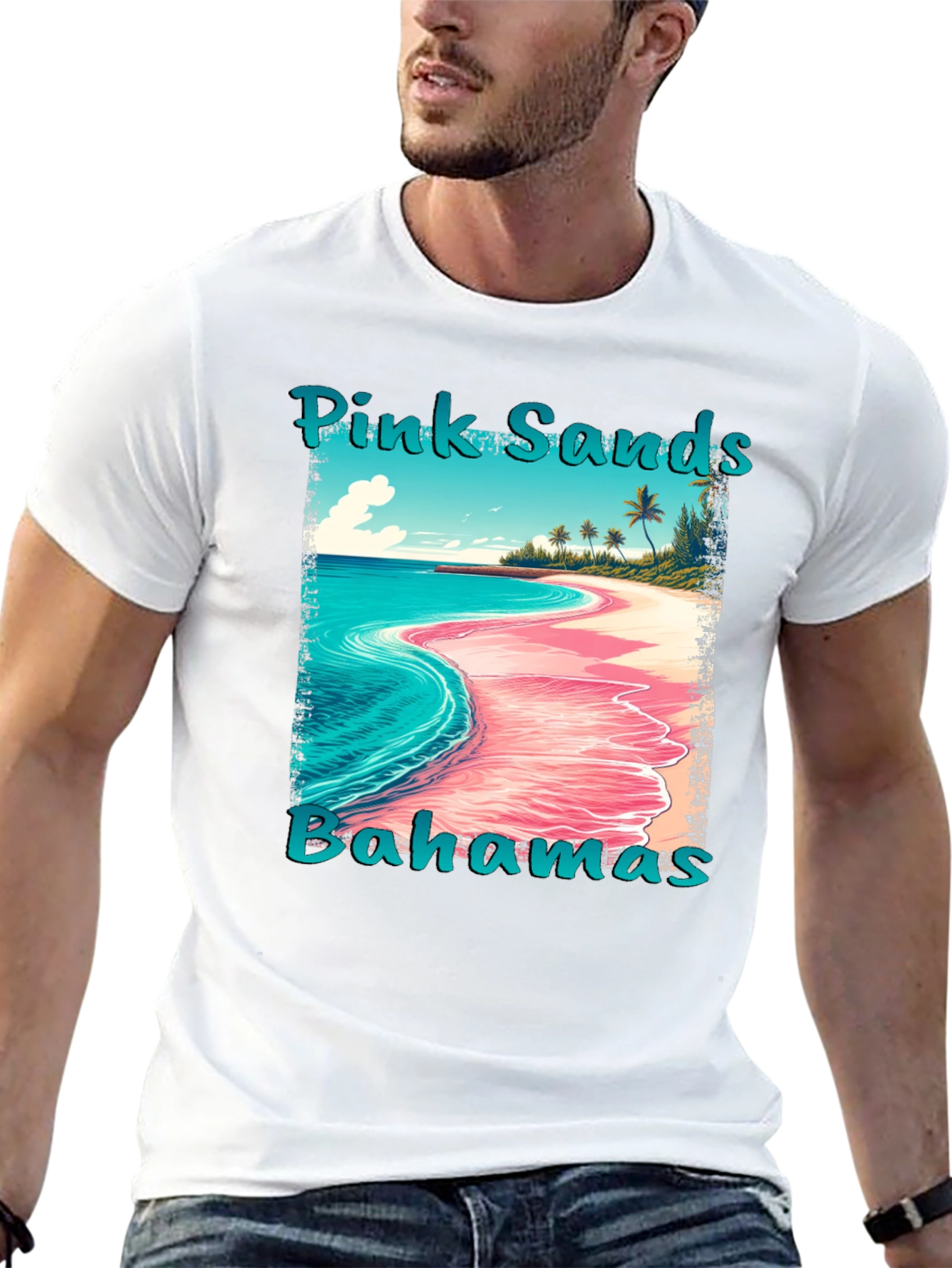 Pink Sands Bahamas Graphic Tee