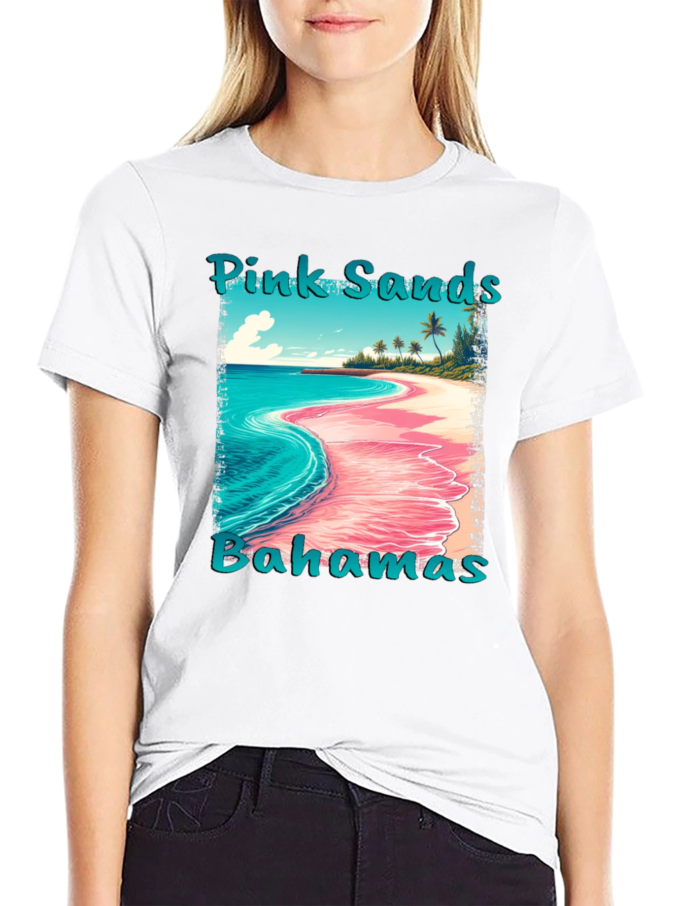 Pink Sands Bahamas Graphic Tee