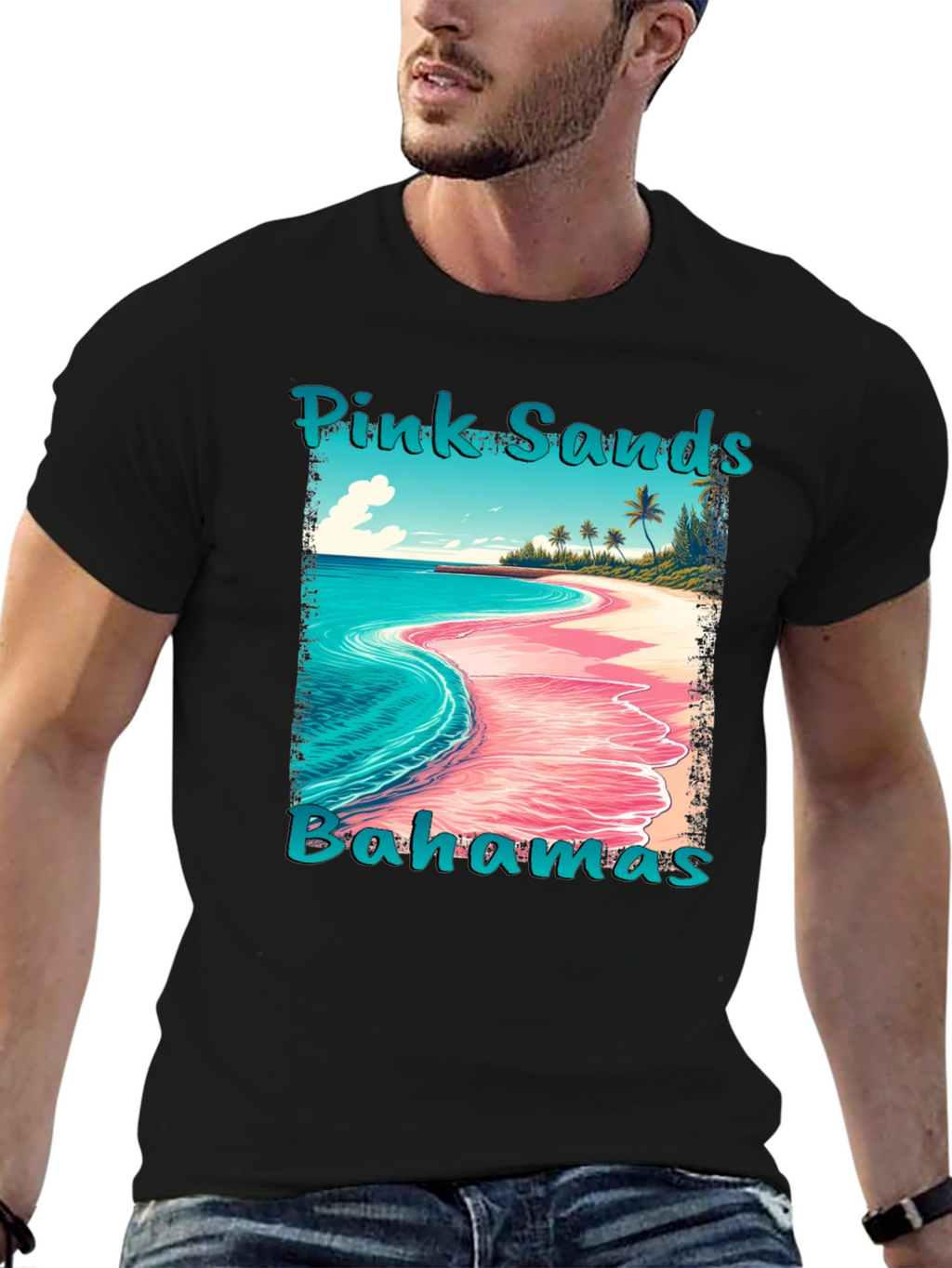 Pink Sands Bahamas Graphic Tee