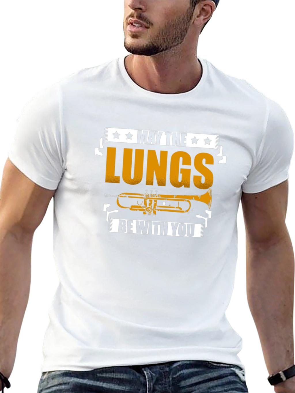 May The Lungs Be With You Graphic T-Shirt