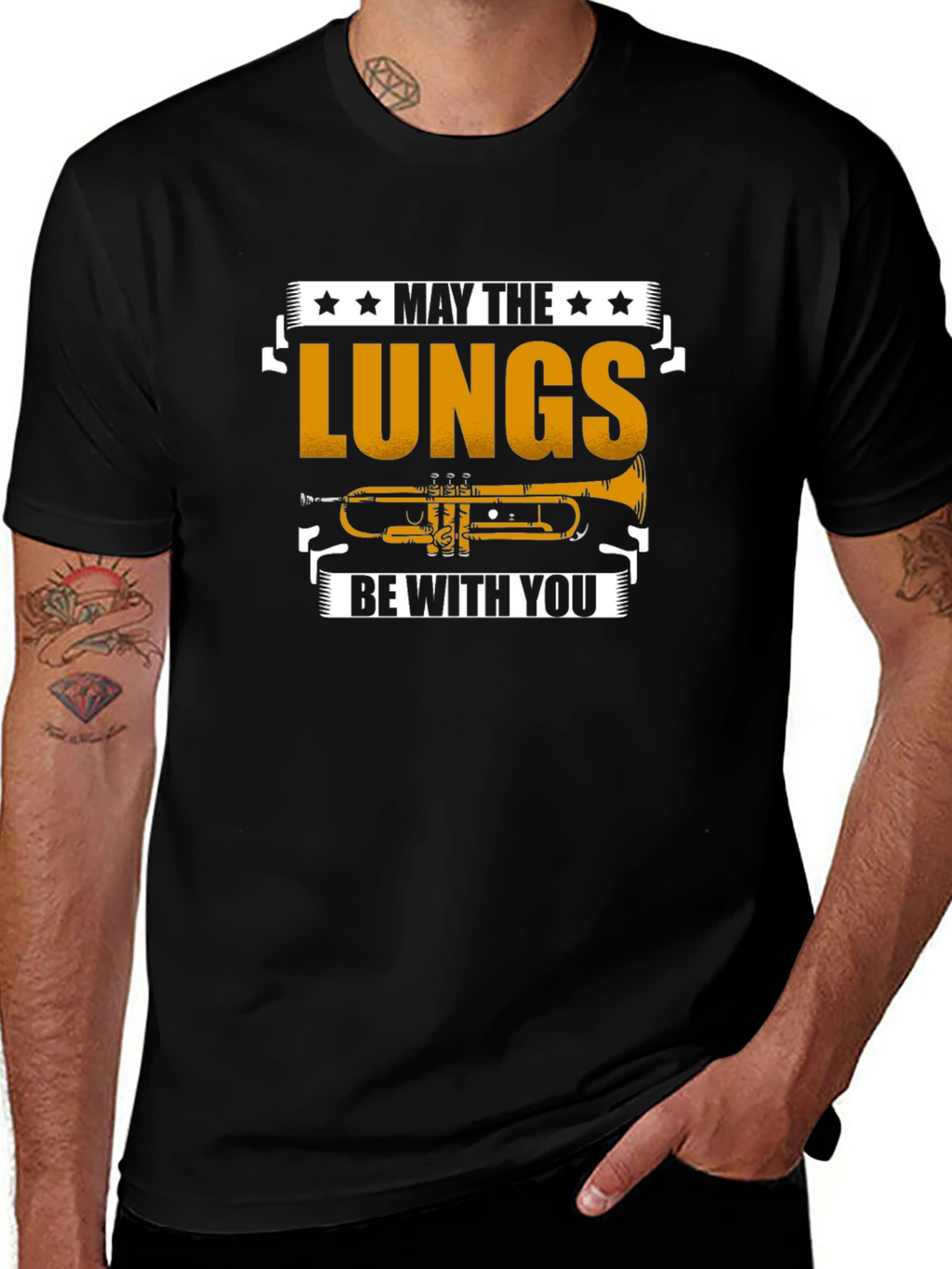 May The Lungs Be With You Graphic T-Shirt