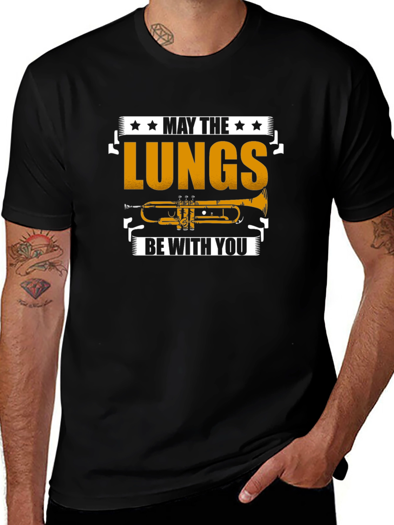 May The Lungs Be With You Graphic T-Shirt