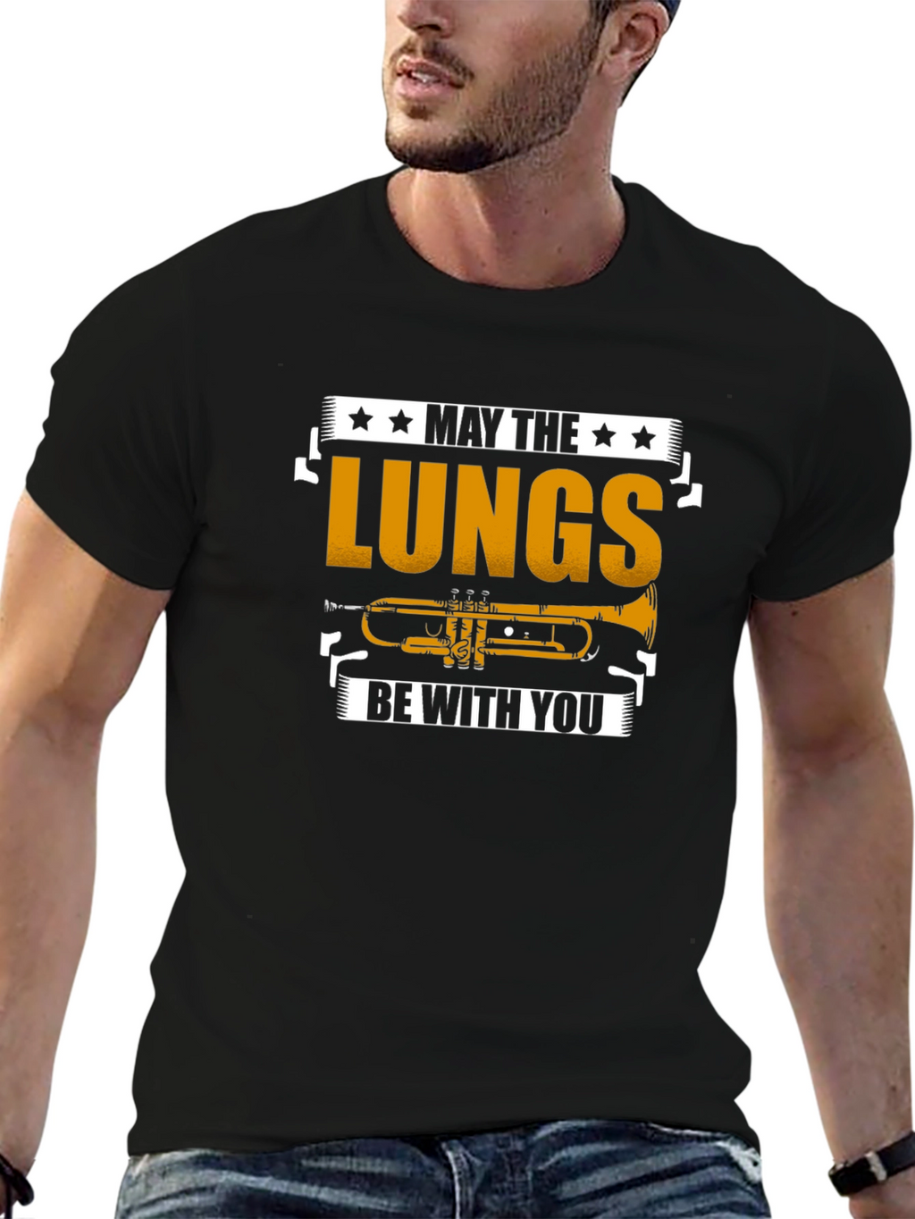 May The Lungs Be With You Graphic T-Shirt