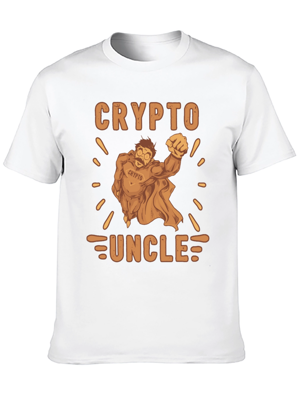 Crypto Uncle T-Shirt - Funny Bitcoin Investor Tee