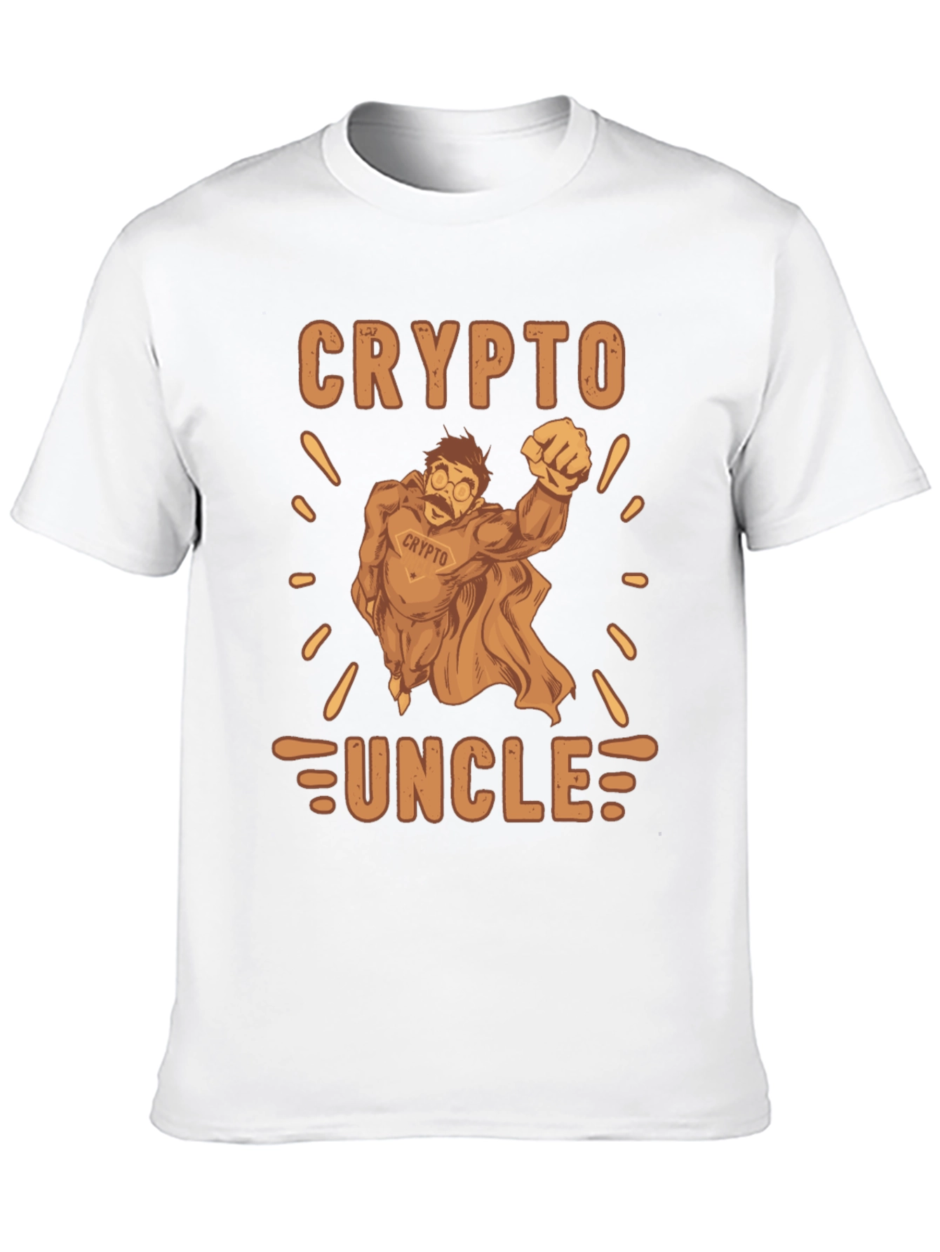 Crypto Uncle T-Shirt - Funny Bitcoin Investor Tee
