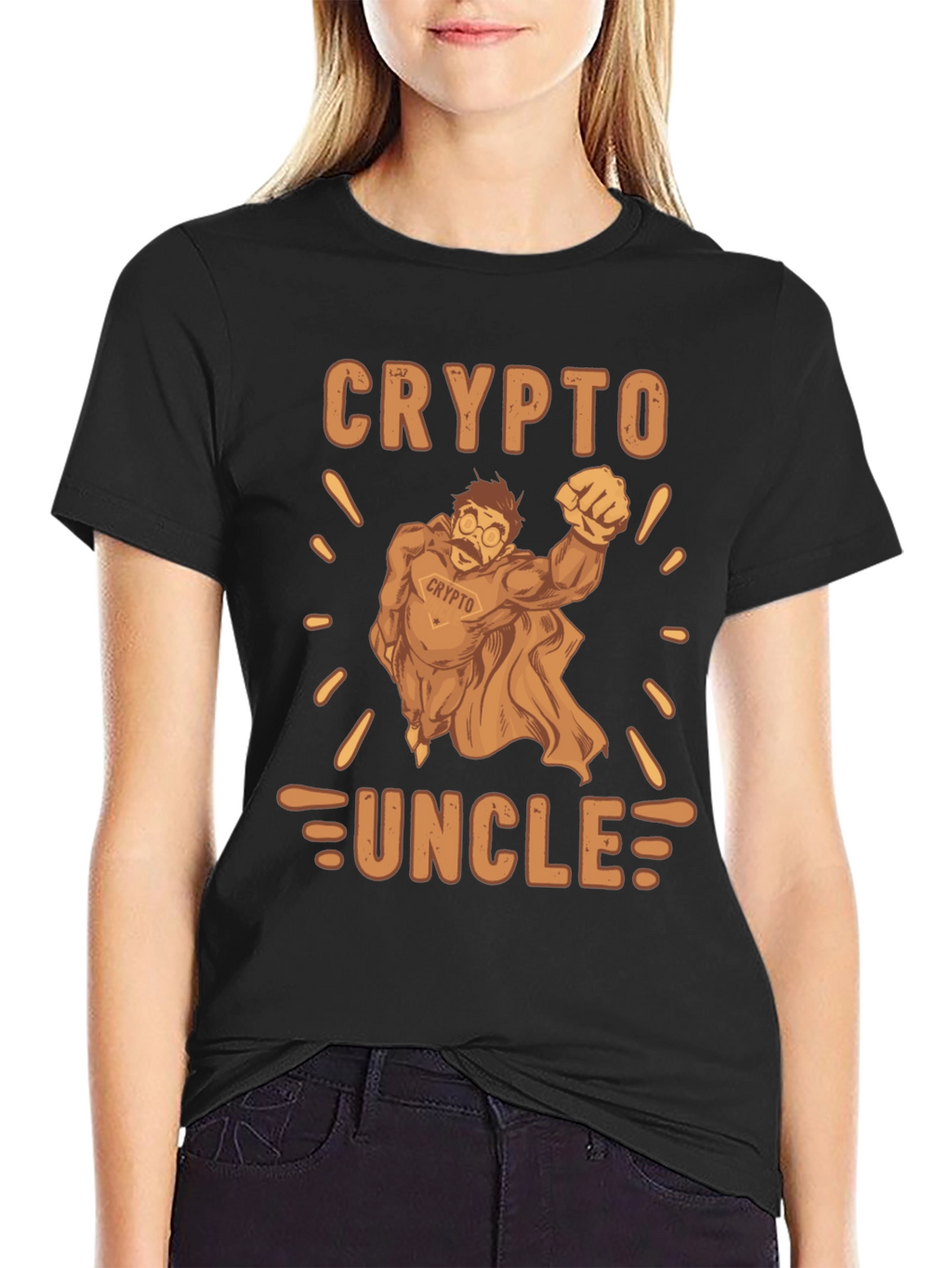 Crypto Uncle T-Shirt - Funny Bitcoin Investor Tee