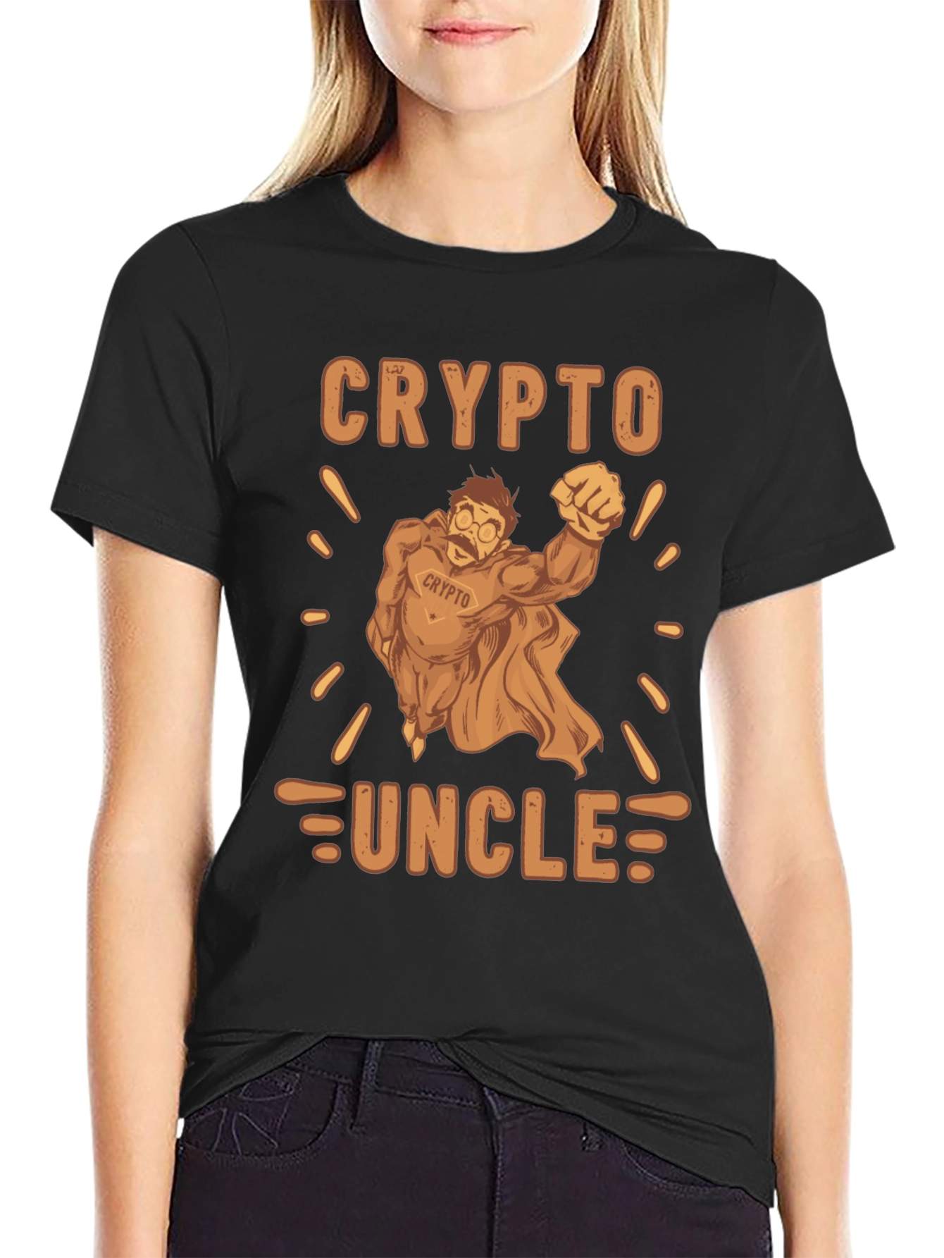 Crypto Uncle T-Shirt - Funny Bitcoin Investor Tee