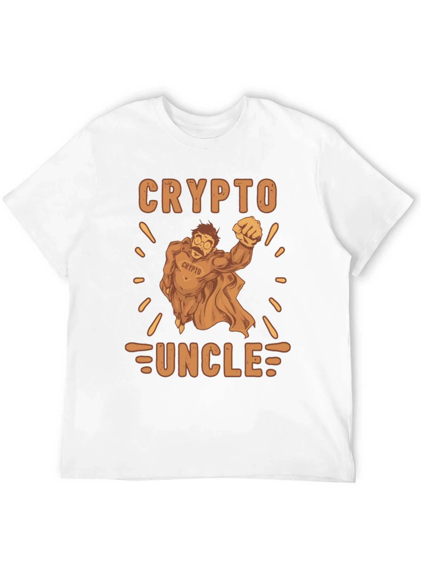 Crypto Uncle T-Shirt - Funny Bitcoin Investor Tee