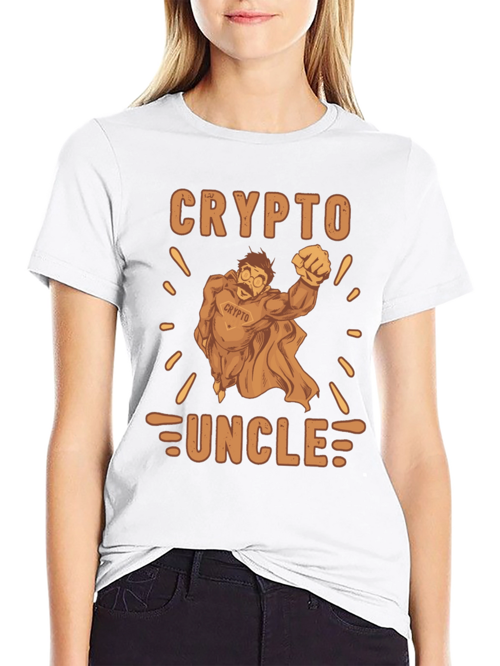 Crypto Uncle T-Shirt - Funny Bitcoin Investor Tee